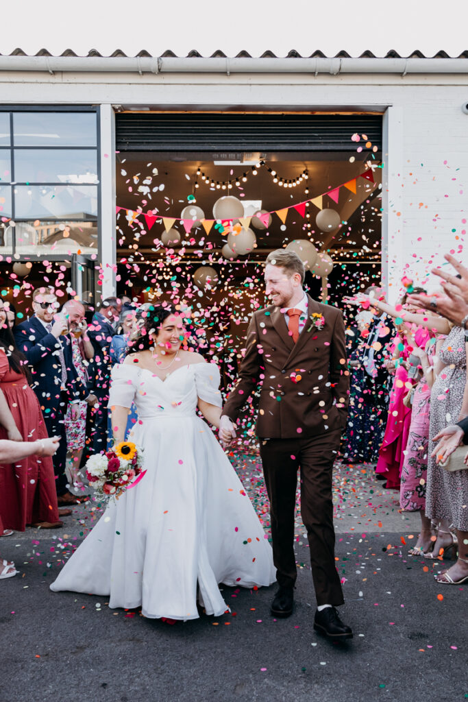 Project house Leeds confetti shot