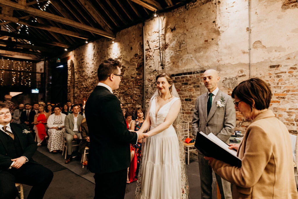Wedding ceremony at The Normans York