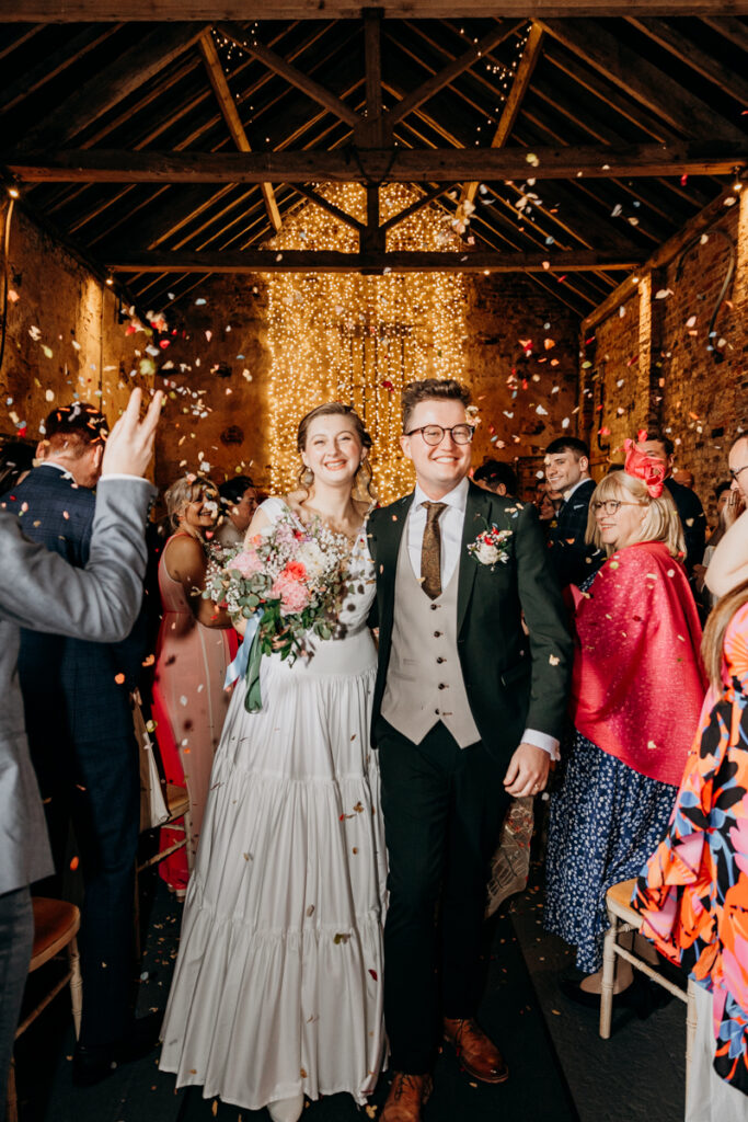 Confetti shot at The Normans York