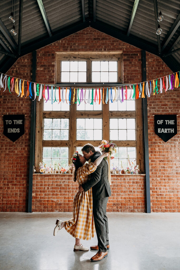 First kiss at The Giraffe Shed