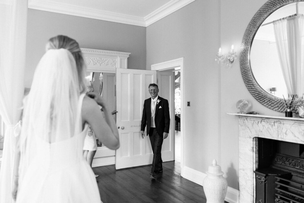 Bride dress reveal at Thicket Priory