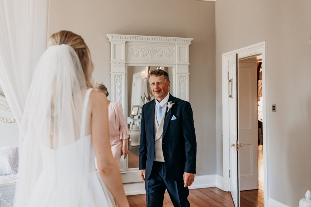 Bride dress reveal at Thicket Priory