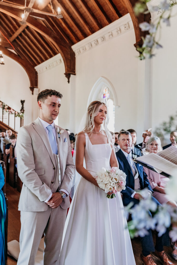 Wedding ceremony in Chapel at Thicket Priory
