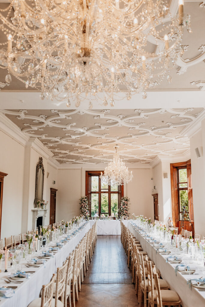 Long tables at Thicket Priory