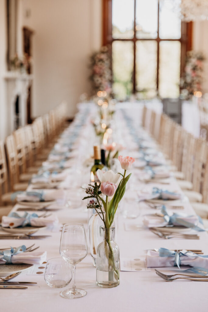 Table tulips at Thicket Priory