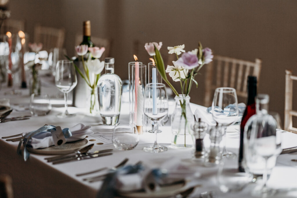 Table places at Thicket Priory
