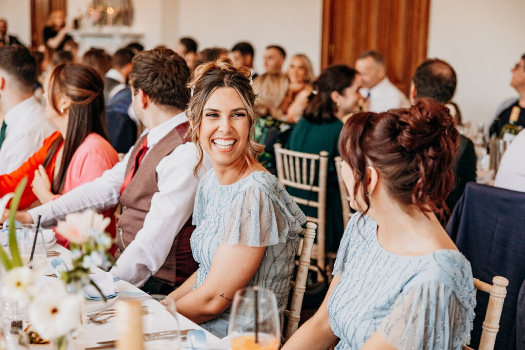 Guests smiling at Thicket Priory
