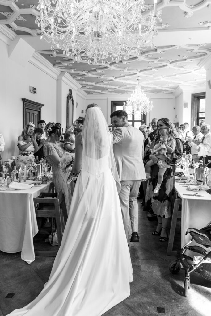 Bride and Groom entrance at Thicket Priory