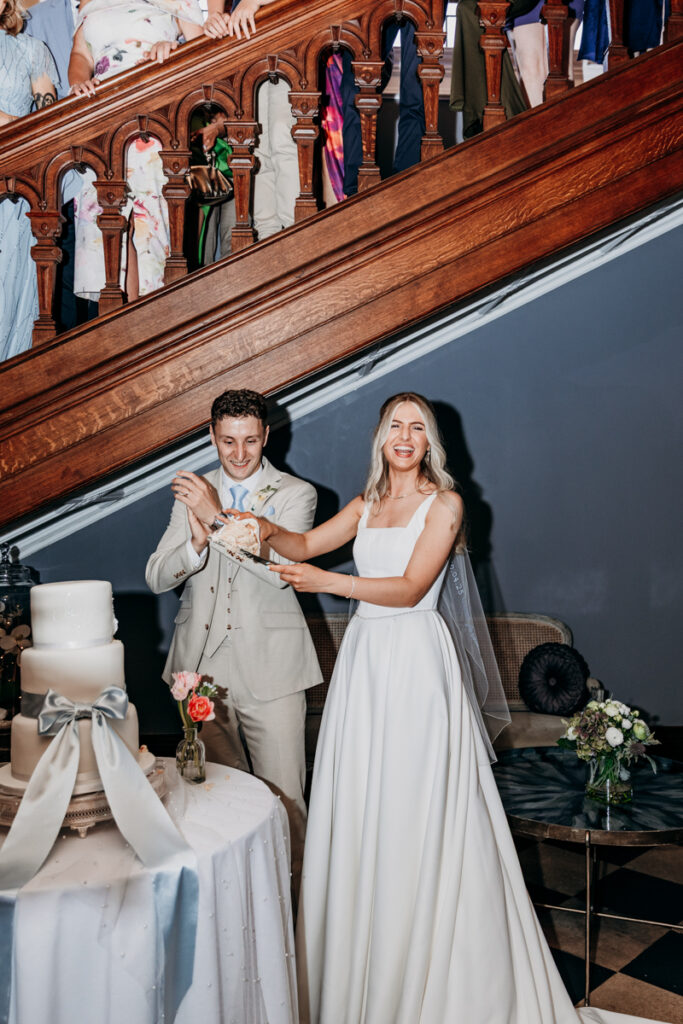 Cake cut at Thicket Priory