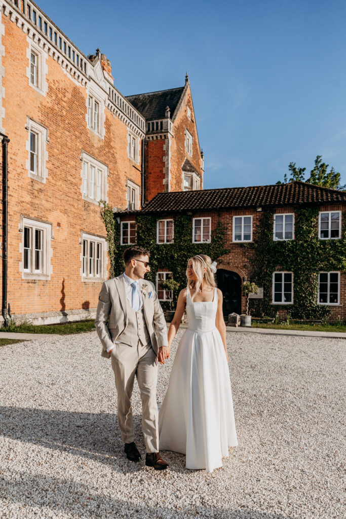 Golden hour at Thicket Priory