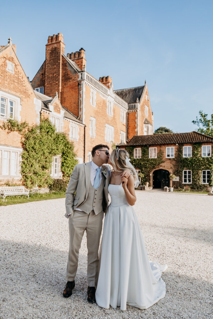 Couple's shoot at Golden Hour at Thicket Priory