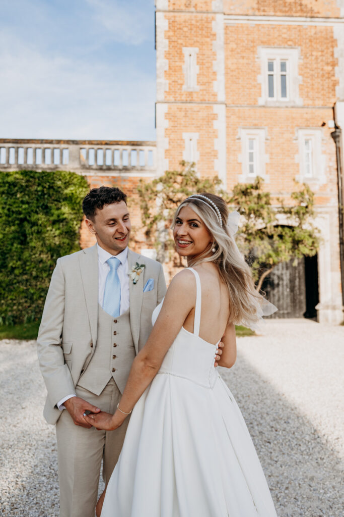 Couple's shoot at Golden Hour at Thicket Priory