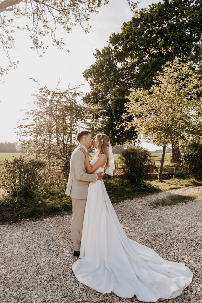 Golden hour at Thicket Priory