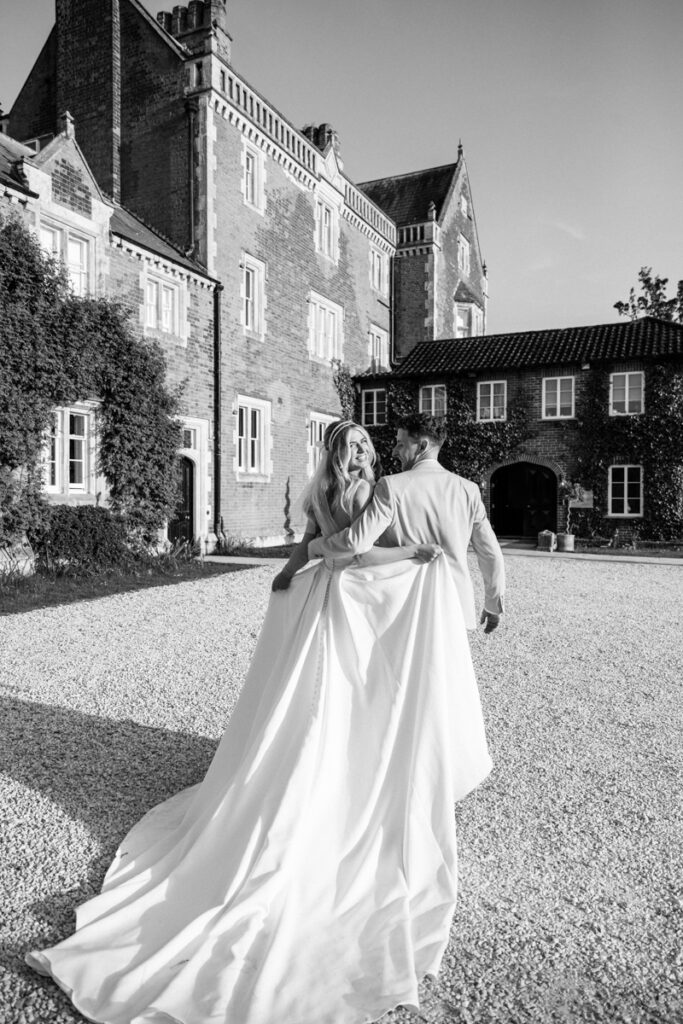 Golden hour at Thicket Priory