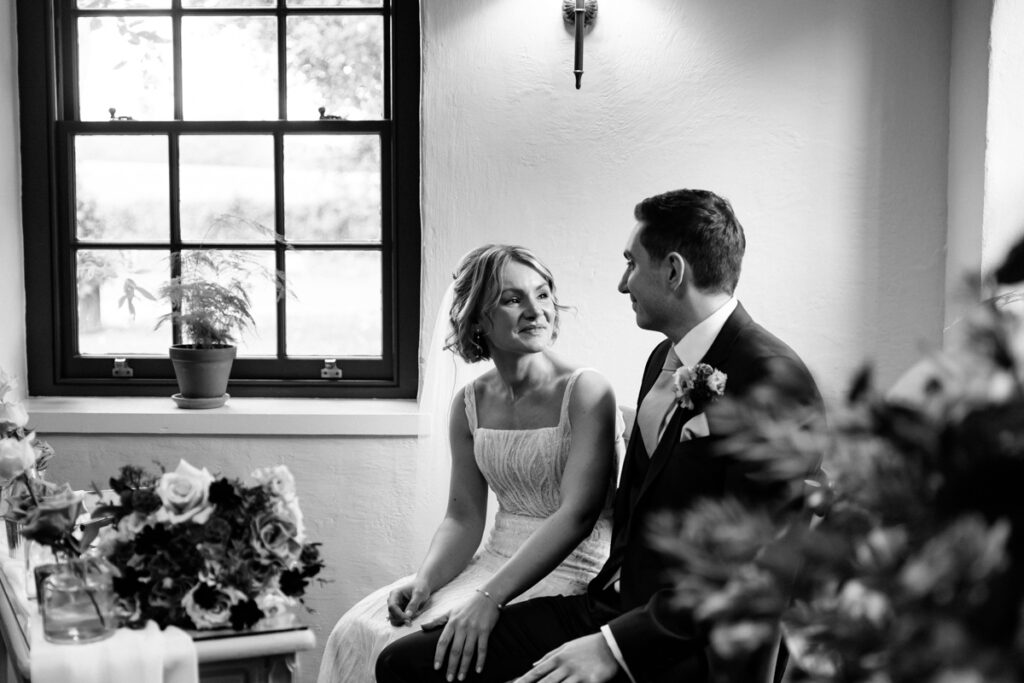 Wedding ceremony at Middleton Lodge