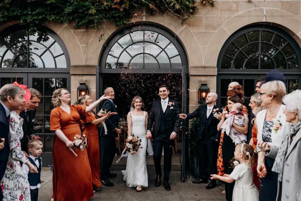 Confetti at Middleton Lodge