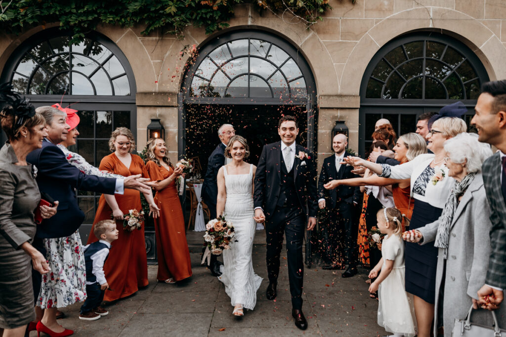Confetti at Middleton Lodge