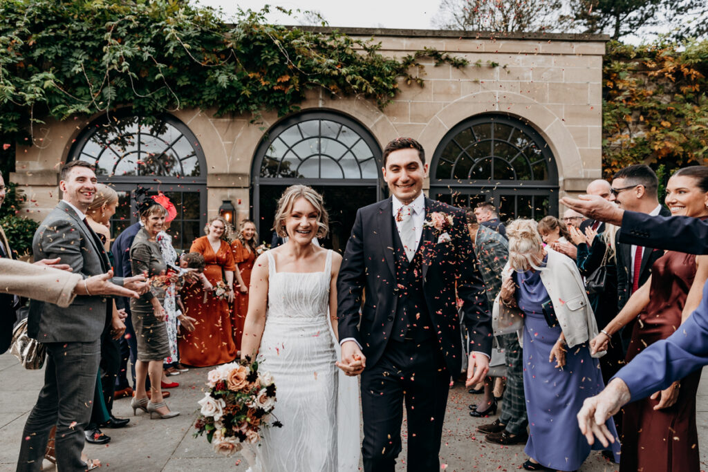Confetti at Middleton Lodge