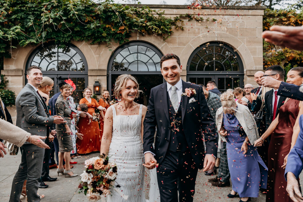 Confetti at Middleton Lodge