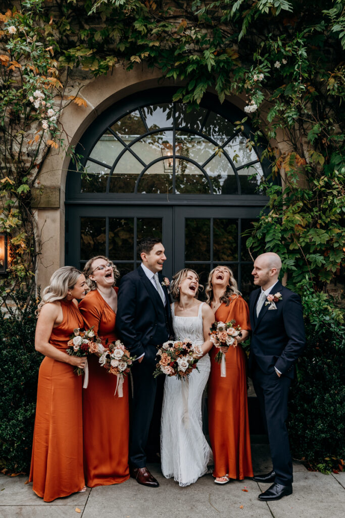 Bridal party at Middleton Lodge