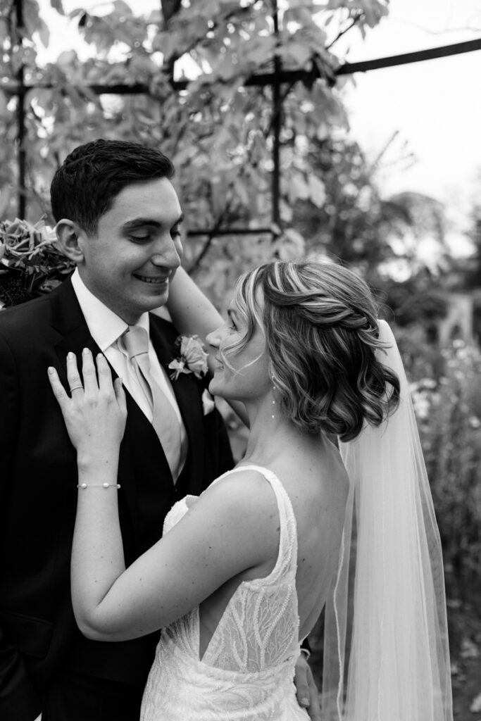 Bride and groom at Middleton Lodge