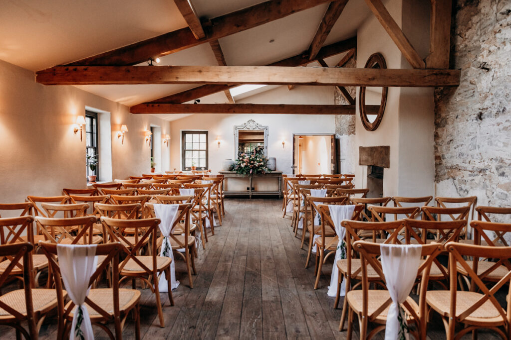 Ceremony room at Middleton Lodge