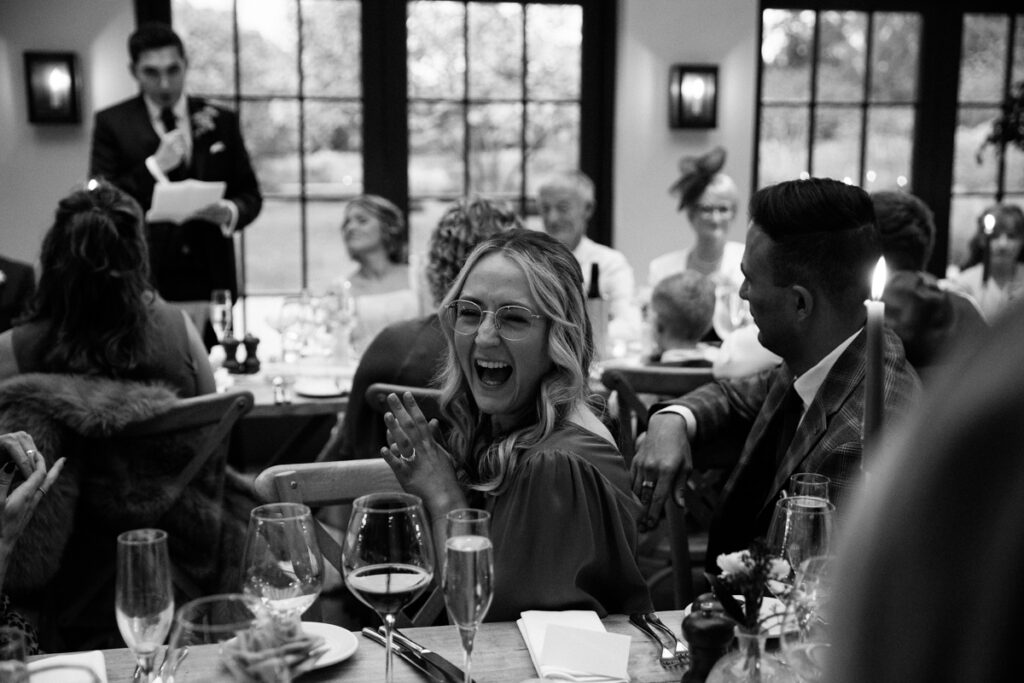Guests laughing at Middleton Lodge