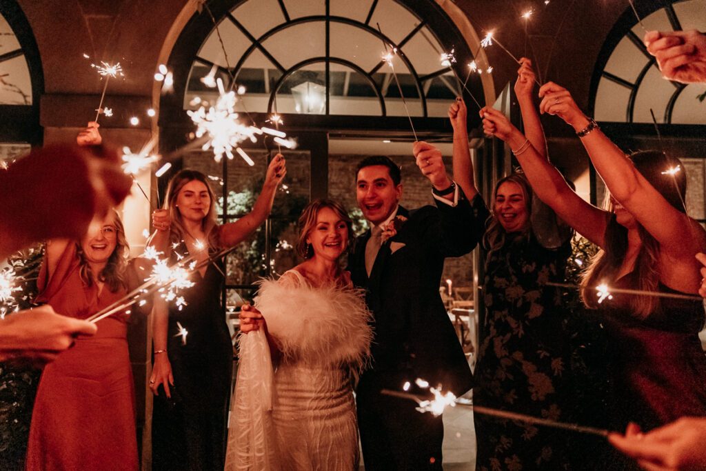 Sparkler shot at Middleton Lodge