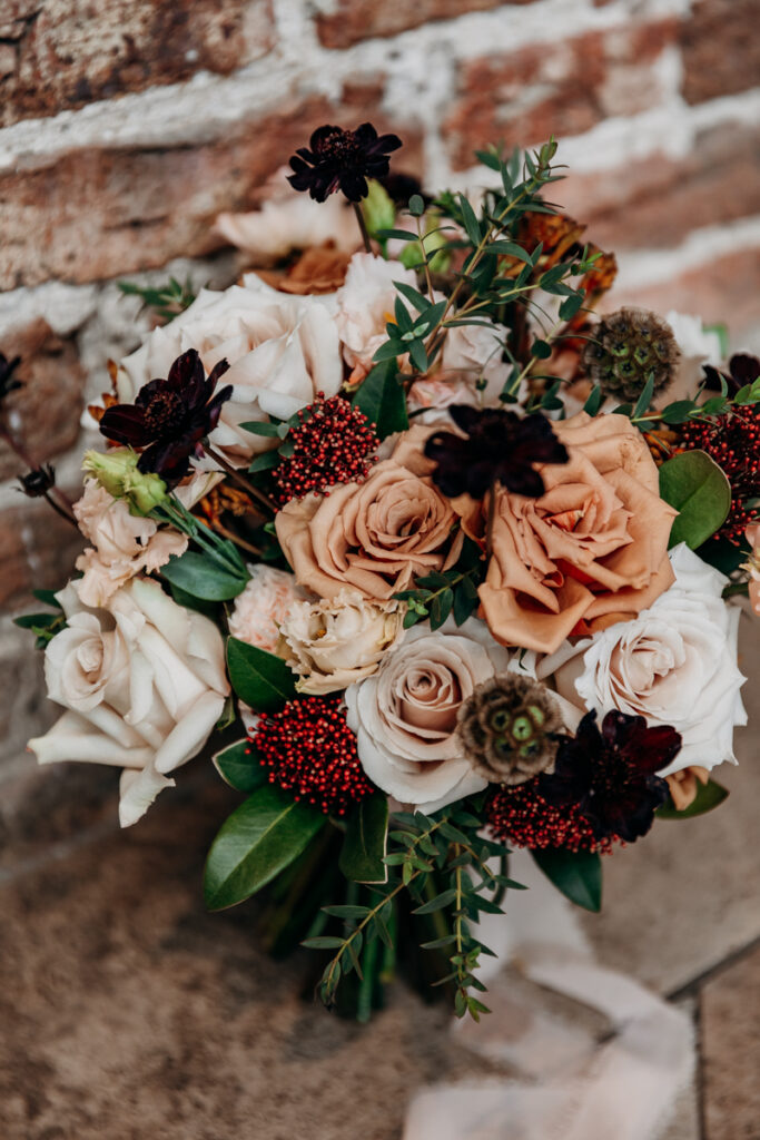 Bride's bouquet at Middleton Lodge