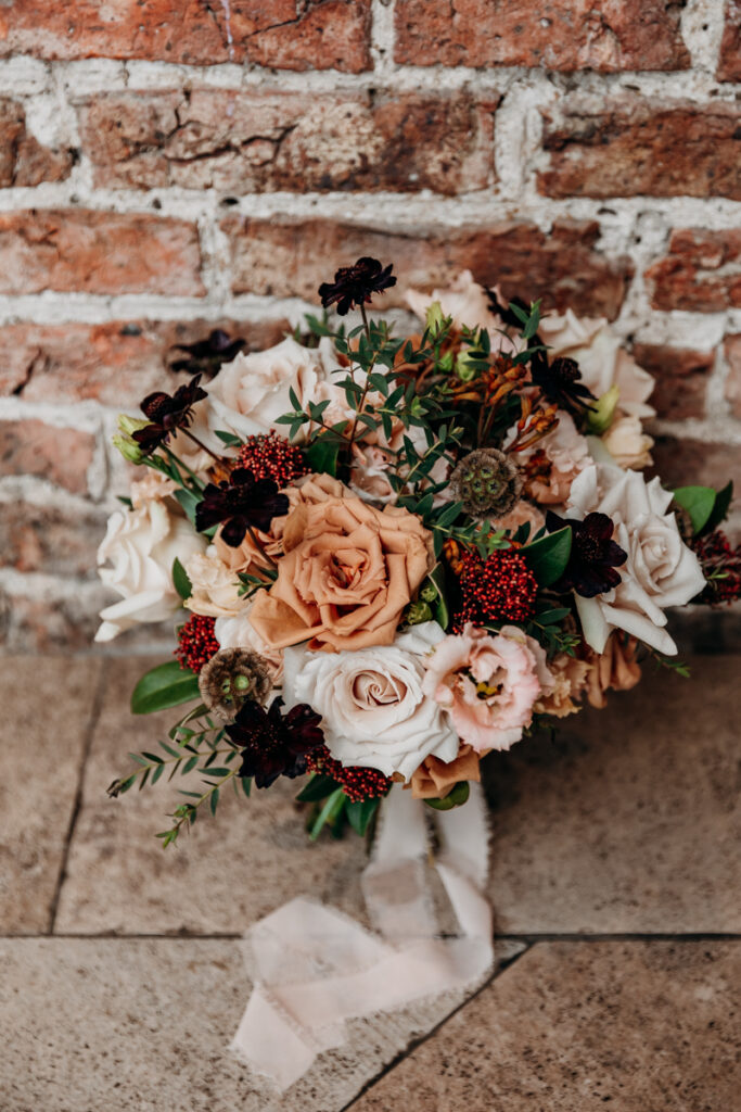 Bride's bouquet at Middleton Lodge