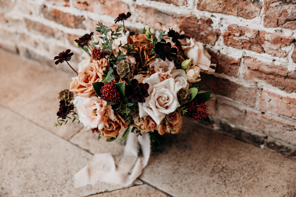 Bride's bouquet at Middleton Lodge