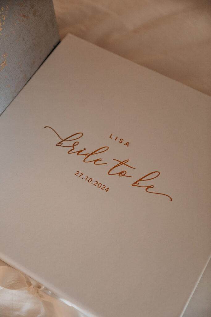 Bridal box at Middleton Lodge